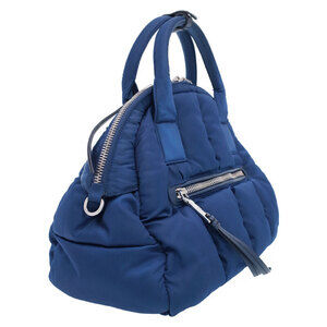 Prada Tessuto Satchel quilted Nylon Bomber Blue recognized puffer